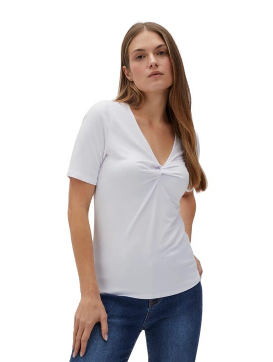 T krekls sievietēm Moodo L-TS-4605, balts