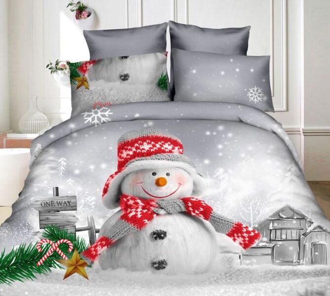 Lona Home  gultas veļas komplekts Ziemassvētki 160 X 200 cm, 4 daļas