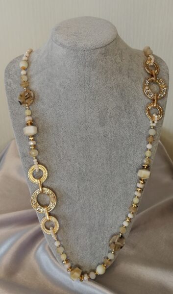 Kaklarota ar kristāla akmentiņiem JoLiE Bijoux