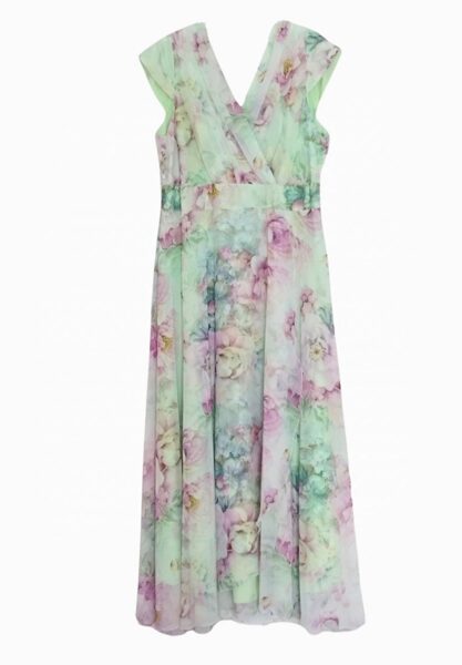 Šifona auduma kleita  Emmy sievietēm ar ziedu rakstu