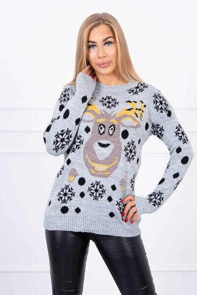 Ziemassvētku džemperis sievietēm Kesi