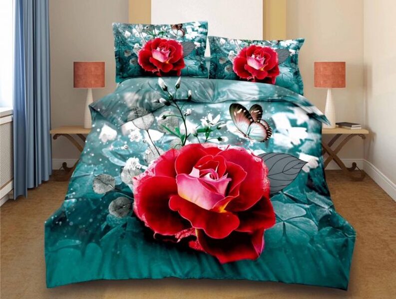 3D  gultas veļas komplekts Milano Zone , 160 cm x 200 cm, 4 daļas