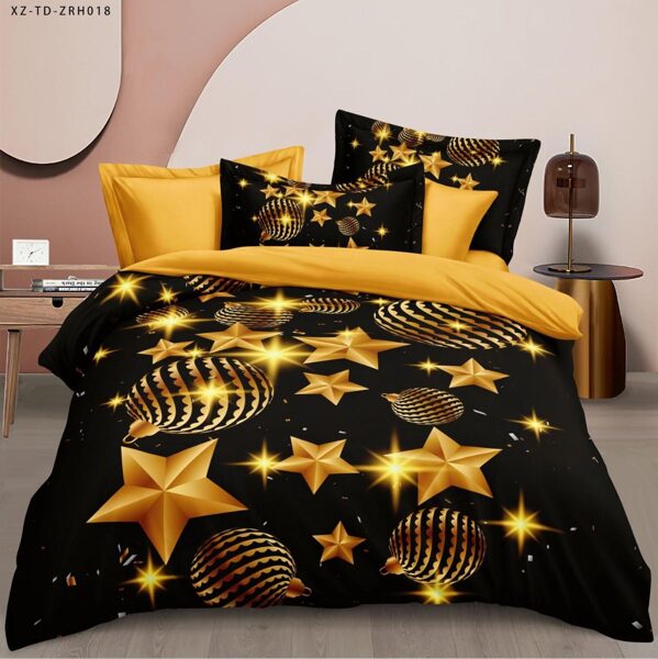 Lona Home 3D gultas veļas komplekts Ziemassvētki 160 X 200 cm, 4 daļas